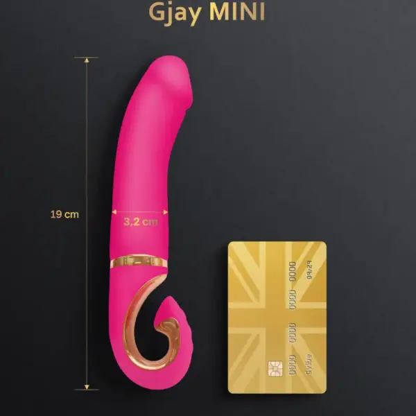 G-VIBE - Vibrador GJAY Mini Rosa para Estimulación del Punto G - Imagen 2