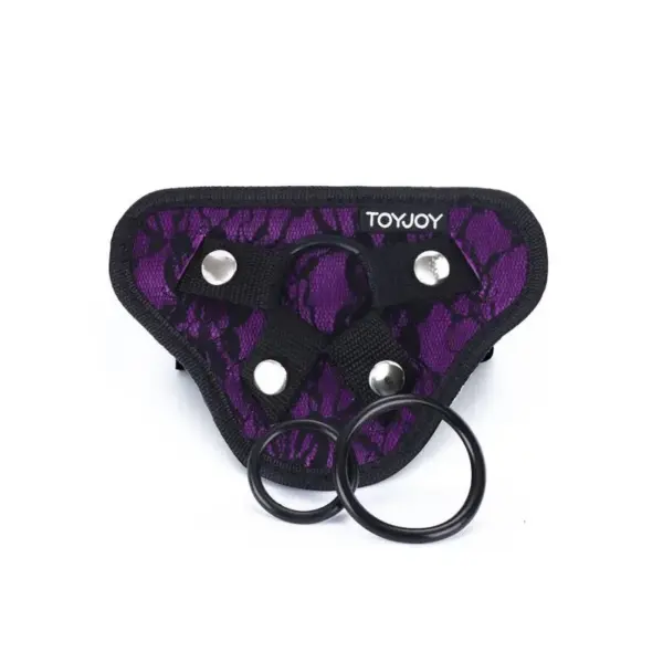 GET REAL - Strap-On Lace Arnés Morado para Juegos de Roles - Imagen 2