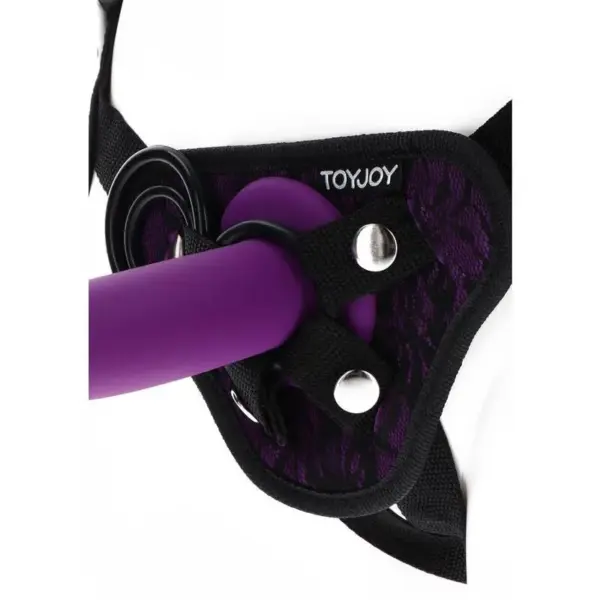 GET REAL - Strap-On Lace Arnés Morado para Juegos de Roles - Imagen 3