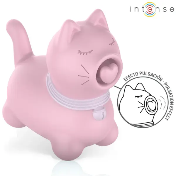 INTENSE - Marie Estimulador con Lengua Efecto Pulsación Rosa - Imagen 3