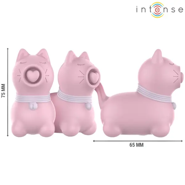 INTENSE - Marie Estimulador con Lengua Efecto Pulsación Rosa - Imagen 4