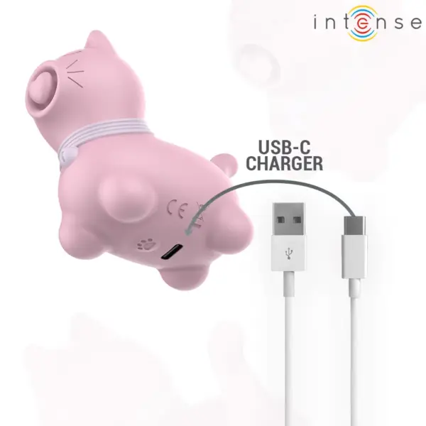 INTENSE - Marie Estimulador con Lengua Efecto Pulsación Rosa - Imagen 6