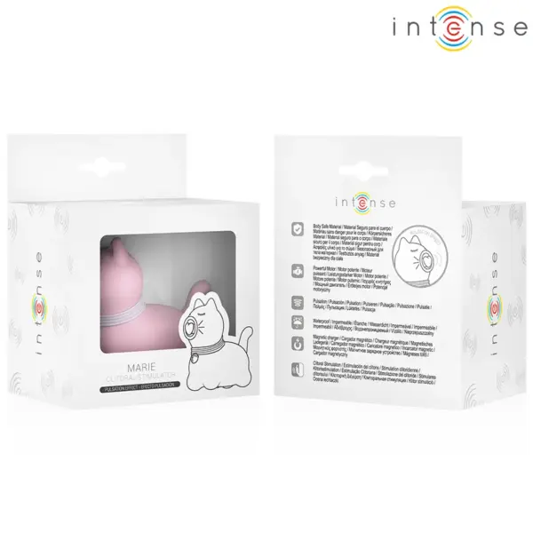 INTENSE - Marie Estimulador con Lengua Efecto Pulsación Rosa - Imagen 7