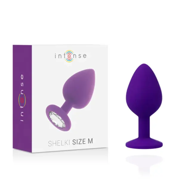 INTENSE - Shelki M Plug Anal Lila para Placer Intenso - Imagen 2