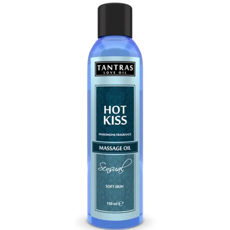Tantras Love Oil Hot Kiss - Aceite de Masaje 150 ML para Sensaciones Únicas