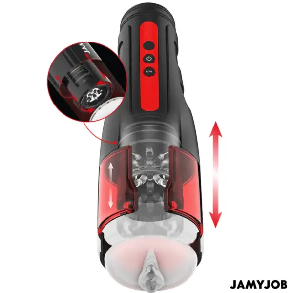 JAMYJOB - Cyclone Masturbador Vagina Automático con 10 Modos de Rotación y Empuje - Imagen 2