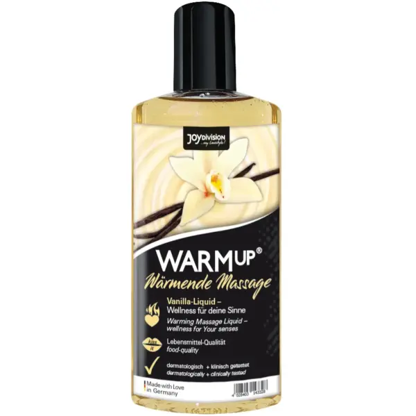 JOYDIVISION WARMUP - Aceite de Masaje Efecto Calor Vainilla 150ML