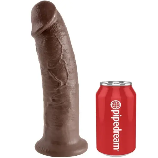 KING COCK - Dildo Marrón de 25.4 cm para Placer Realista - Imagen 3