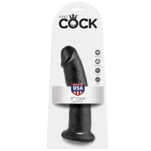 King Cock - Dildo Negro Realista de 22.9 cm