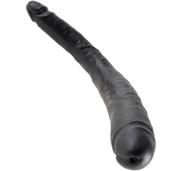 King Cock - Dildo doble negro 40.6 cm para experiencias inolvidables - Imagen 2