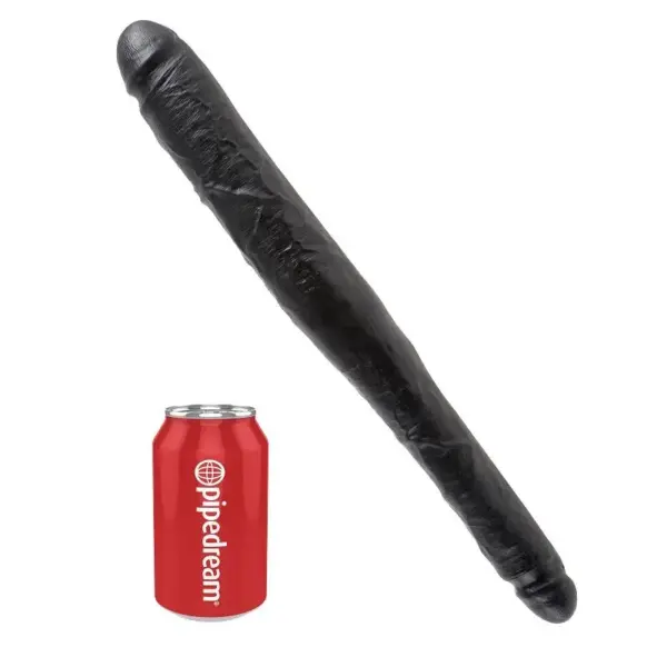 King Cock - Dildo doble negro 40.6 cm para experiencias inolvidables - Imagen 3