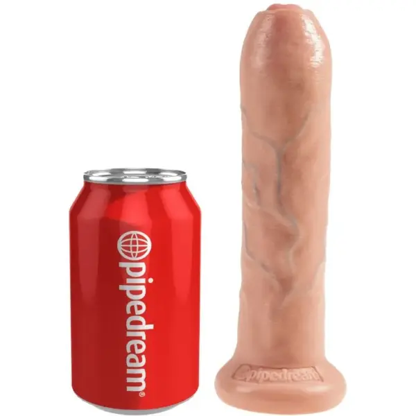 KING COCK - Dildo Realístico Uncut Natural 21 cm - Imagen 2