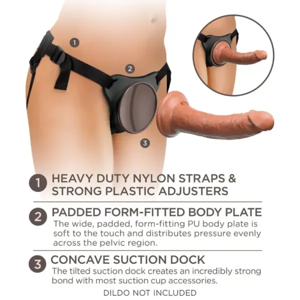 KING COCK - Élite Arnés Ajustable Confortable para el Placer Sin Límites - Imagen 7