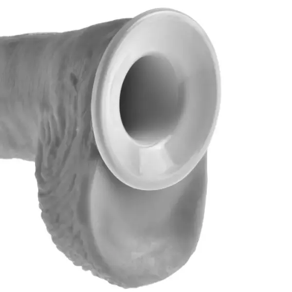 KING COCK - Strap-On con Dildo Hueco 28 cm y Tirantes Color Carne - Imagen 7