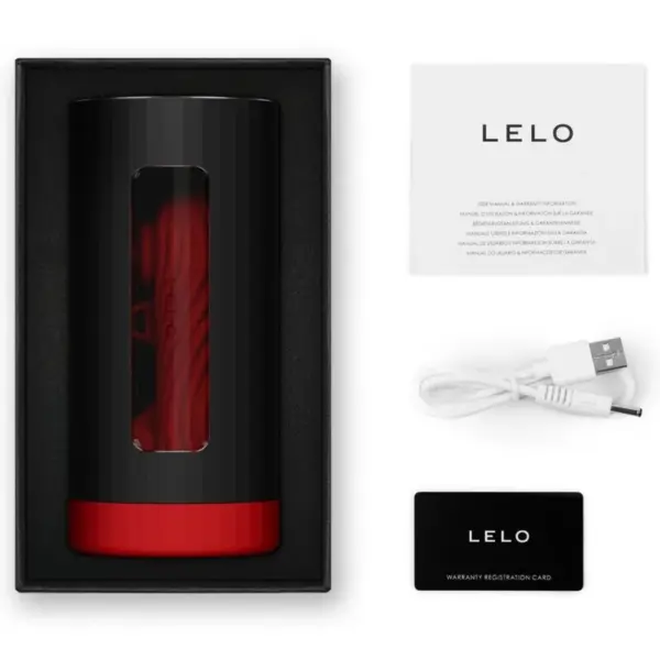 LELO - F1S V3 Masturbador Masculino Rojo XL: Innovación y Placer Sin Límites - Imagen 3