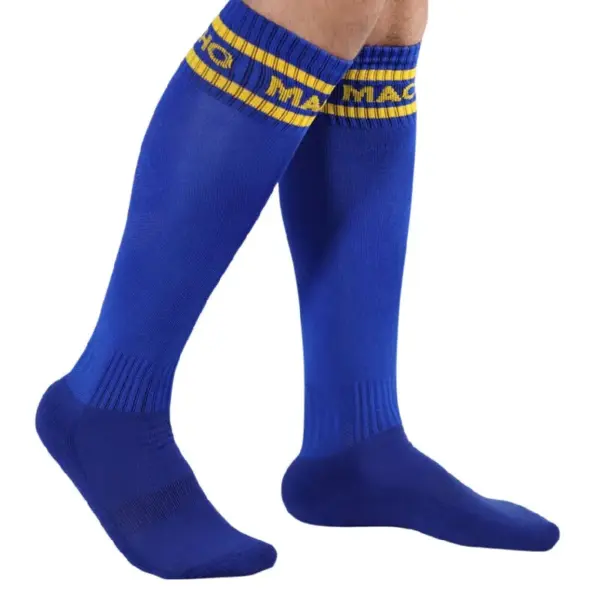 Macho - Calcetines largos talla única azul para hombres - Imagen 2