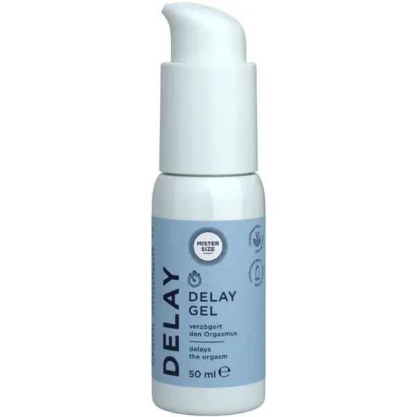 Mister Size - Gel Retardante 50 ml para un Placer Prolongado - Imagen 2