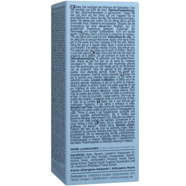 Mister Size - Gel Retardante 50 ml para un Placer Prolongado - Imagen 4
