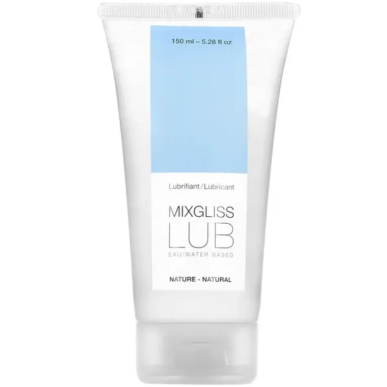 MIXGLISS - Lubricante Base de Agua Natural 150 ML para Placer Sin Límites