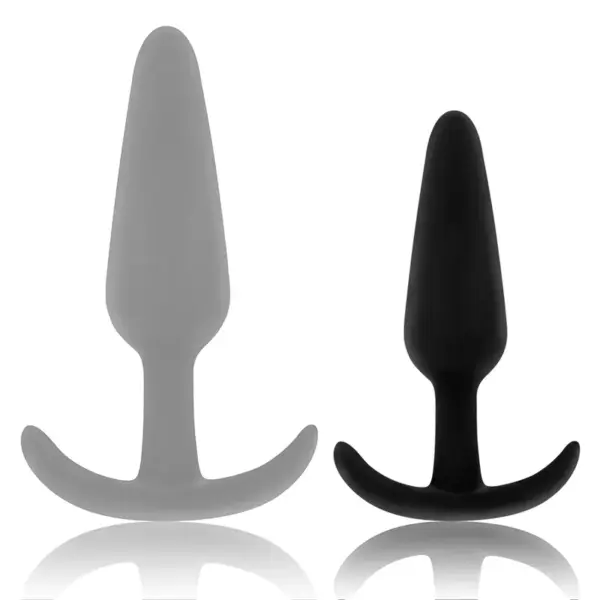 OHMAMA - Plug anal silicona con asa pequeño para un placer seguro y cómodo - Imagen 3