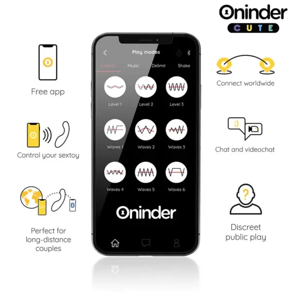 ONINDER CUTE - Love Buddy Master Vibrador Punto G con App Mundial Gratuita - Imagen 6
