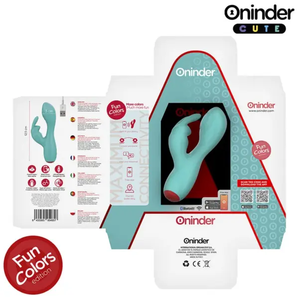 ONINDER CUTE - Vibrador Rabbit con Estimulador Clitoriano y App Gratuita - Imagen 7