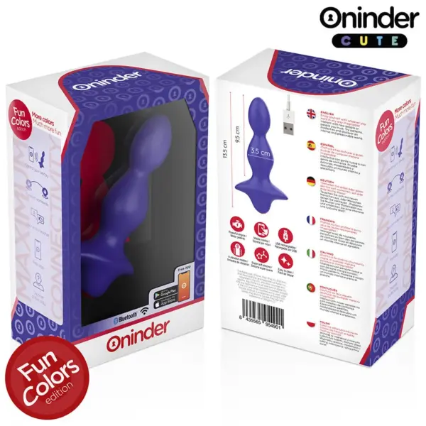ONINDER CUTE - Vibrador Anal Plug con App Gratuita para Estimulación Profunda - Imagen 8