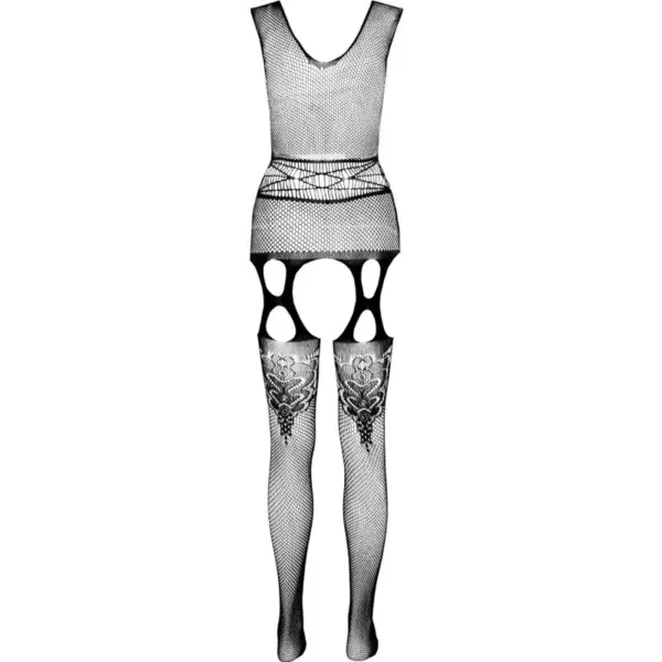 PASSION - Eco Collection Bodystocking Eco BS014 Negro - Imagen 4