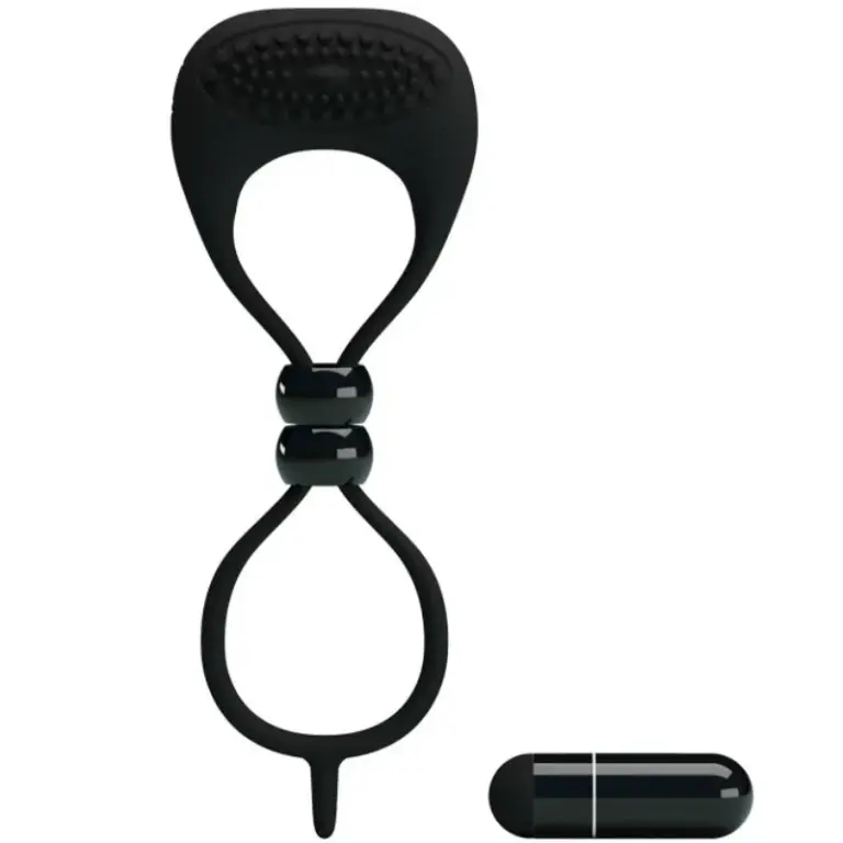 Pretty Love - Anillo doble para pene y testículos con vibración