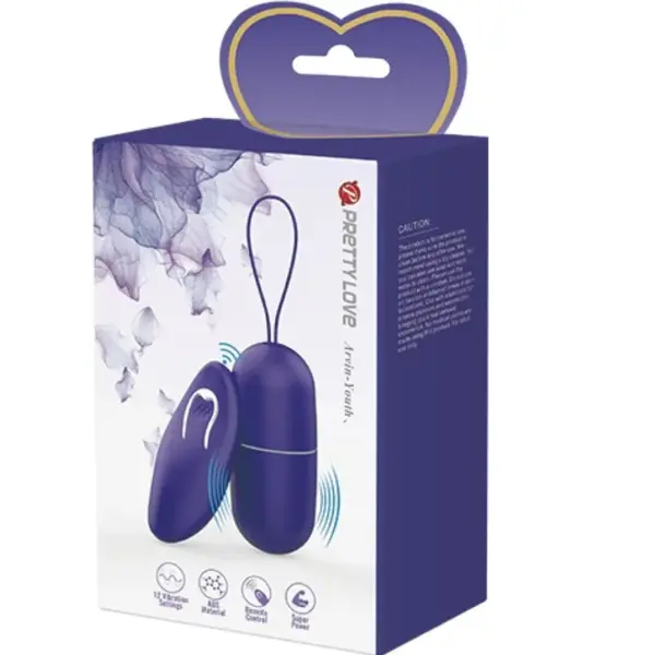 Pretty Love - Huevo vibrador control remoto violeta - Imagen 7