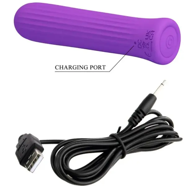 Pretty Love - Vibrador estimulador lila compacto - Imagen 6