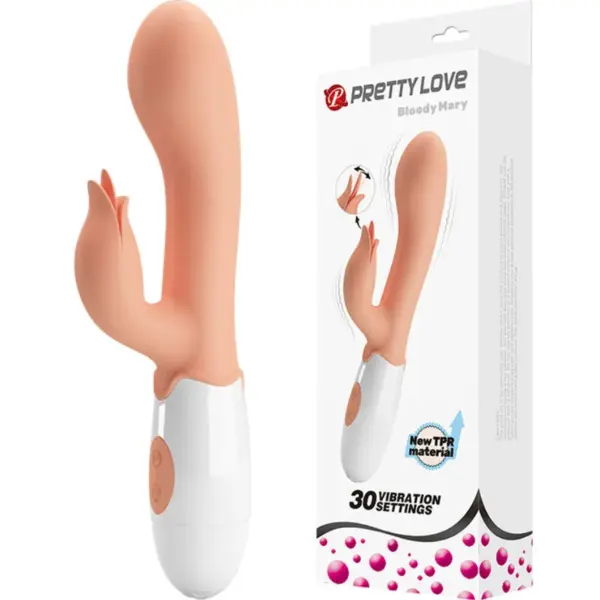 Pretty Love - Vibrador con estimulador Bloody Mary - Imagen 8