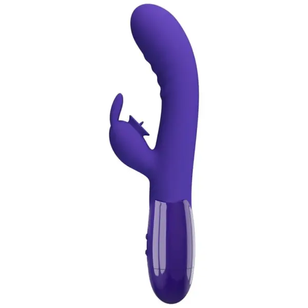 Pretty Love - Vibrador rabbit con licking morado - Imagen 3