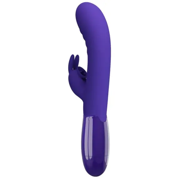 Pretty Love - Vibrador rabbit con licking morado - Imagen 4
