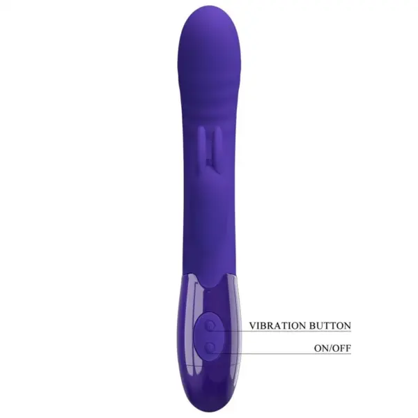 Pretty Love - Vibrador rabbit con licking morado - Imagen 7