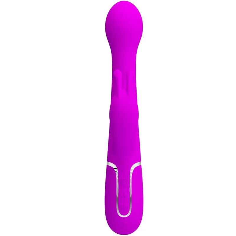 Pretty Love - Vibrador rabbit 3 en 1 multifunción violeta - Imagen 2
