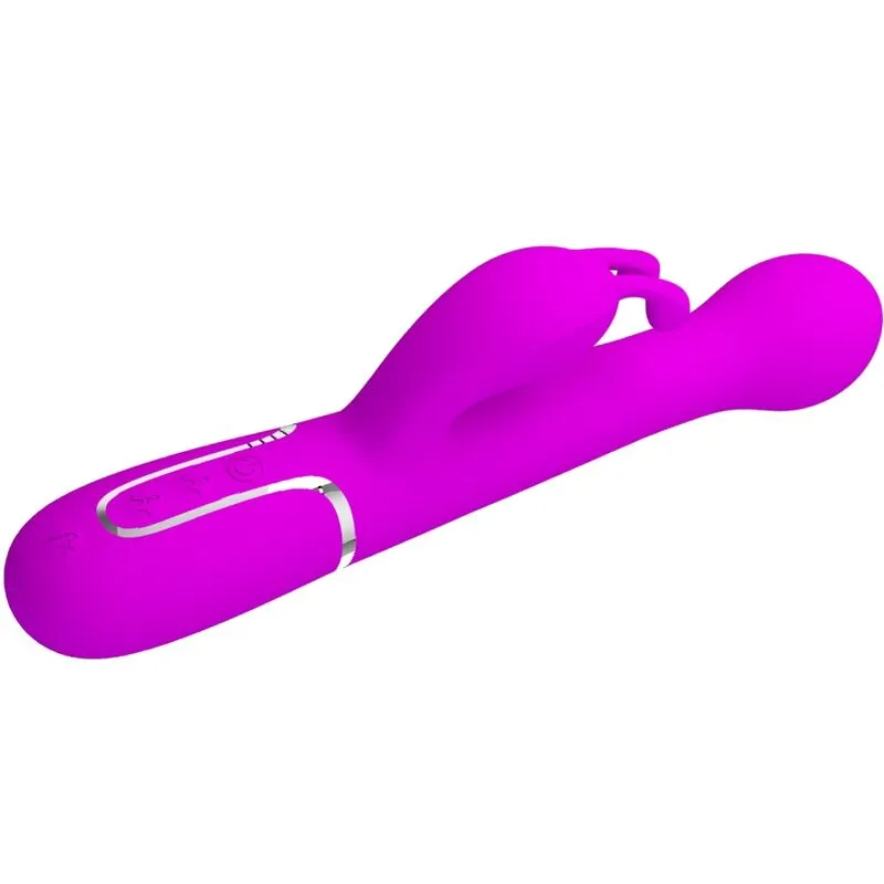 Pretty Love - Vibrador rabbit 3 en 1 multifunción violeta - Imagen 3
