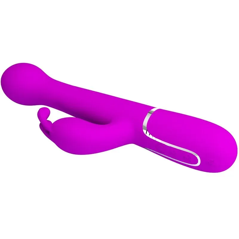Pretty Love - Vibrador rabbit 3 en 1 multifunción violeta - Imagen 4