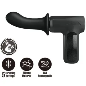 Pretty Love - DJ Doctor Masajeador 5 Configuraciones Negro