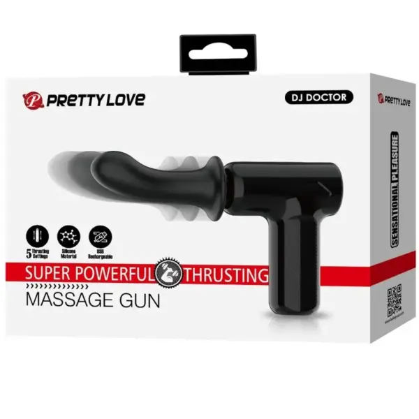 Pretty Love - DJ Doctor Masajeador 5 Configuraciones Negro - Imagen 11