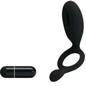 Pretty Love - Anillo vibrador Ethel con estimulador clitorial