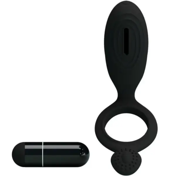 Pretty Love - Anillo vibrador Ethel con estimulador clitorial - Imagen 3