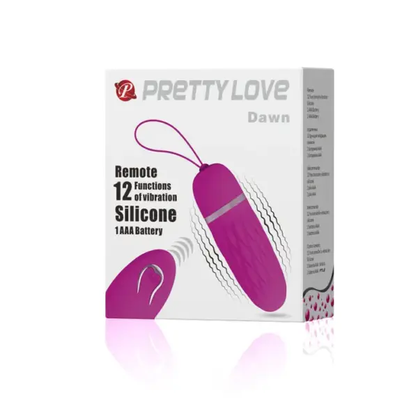 Pretty Love - Huevo vibrador lila con mando a distancia Dawn - Imagen 8