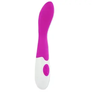 Pretty Love - Vibrador Bishop lila y blanco