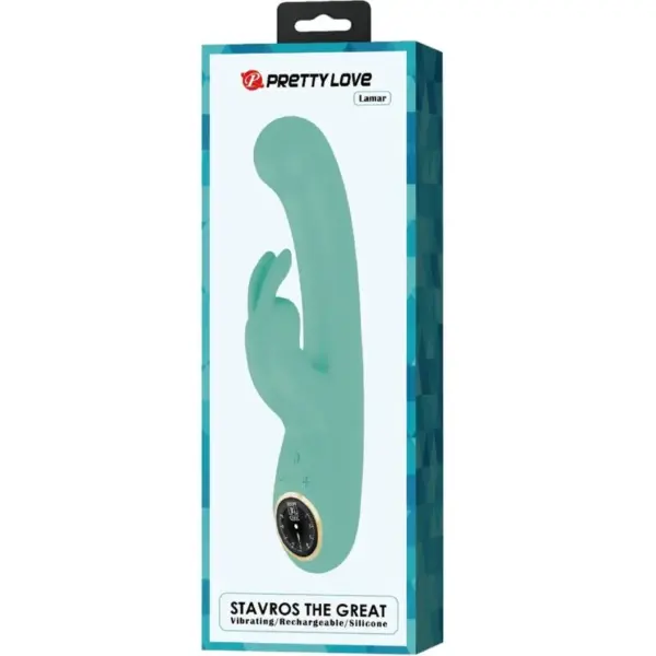 Pretty Love - Vibrador Rabbit & Punto G Verde - Imagen 9