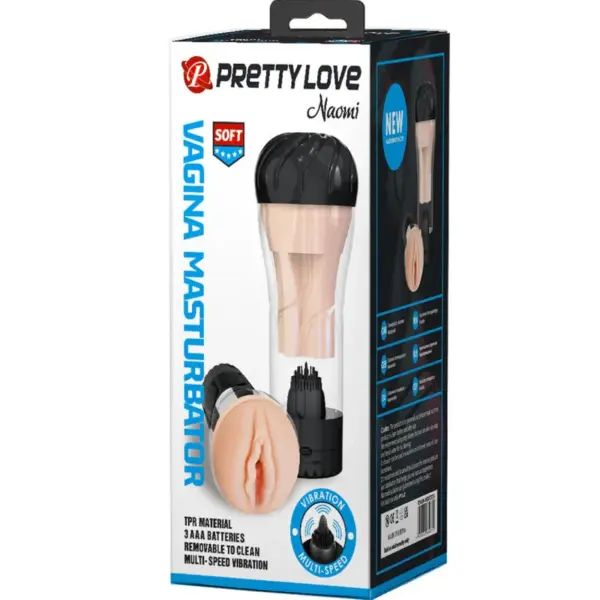 Pretty Love - Vagina Vibradora Naomi para Placer Masculino - Imagen 10