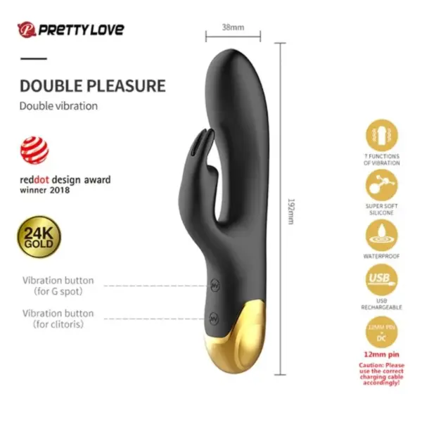 Pretty Love - Queens Luxury Collection: Kit de Lujo Negro & Oro con 12 Juguetes Eróticos - Imagen 5