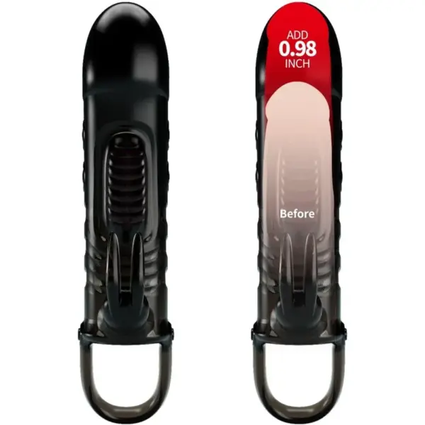Pretty Love - Sloane Funda Pene Rabbit Negro - Imagen 2