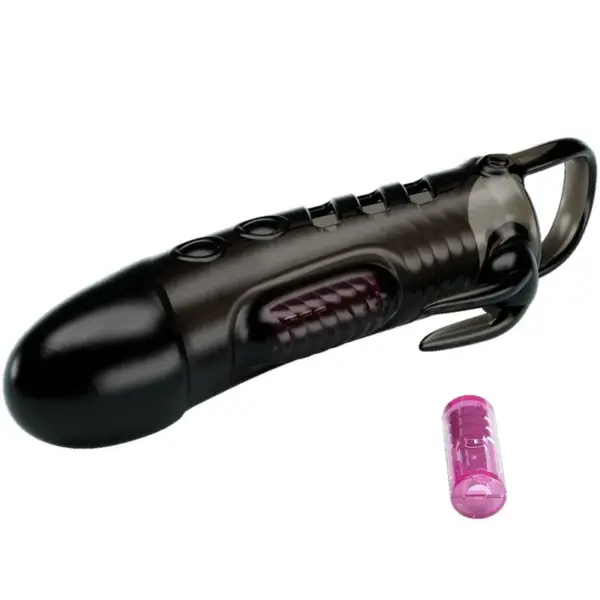 Pretty Love - Sloane Funda Pene Rabbit Negro - Imagen 3