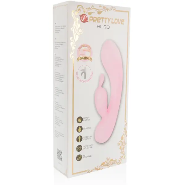 Pretty Love - Vibrador rabbit con orejitas Hugo - Imagen 2